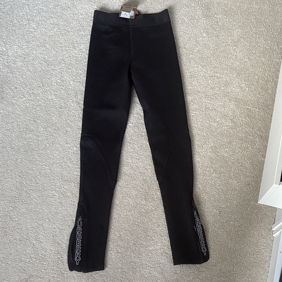Burberry Black Leggings with Logo Detail - Picture 2 of 5